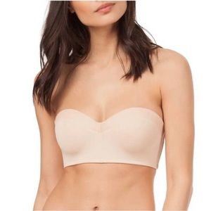NWT Lively The No Wire Strapless Bra Toasted Almond